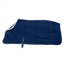 Nomad Tales Abschwitzdecke Fleece mit Bauchgurt, marineblau - 155 cm Rückenlänge