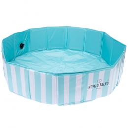 Nomad Tales Bloom Gestreifter Hundepool - Ø 80 x H 20 cm