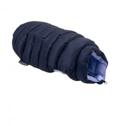 Nomad Tales Bloom Hundemantel Puffer, lila/marineblau - ca. 40 cm Rückenlänge