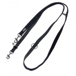 Nomad Tales Blush Halsband, ebony - Passende Leine: 200 cm lang, 20 mm breit