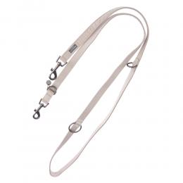 Nomad Tales Blush Halsband, taupe - Passende Leine: 200 cm lang, 20 mm breit