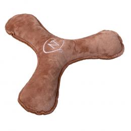 Nomad Tales Blush Plüsch Boomerang - rot: L 30 x B 30 x H 5 cm