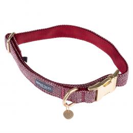 Nomad Tales Calma Halsband, burgundy - Größe  S: 30 - 46 cm Halsumfang, 15 mm breit