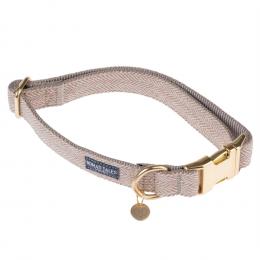Nomad Tales Calma Halsband, sand - Größe XS: 21 - 34 cm Halsumfang, B 10 mm
