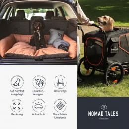 Nomad Tales Doppel-Autositz Calma - L 118 x B 60 x H 40/28 cm