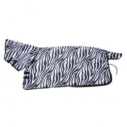 Nomad Tales Fliegendecke Zebra mit festem Halsteil - 145 cm Rückenlänge