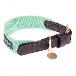 Nomad Tales Halsband Bloom, mint - Größe M: 40 - 46 cm Halsumfang, 32 mm breit