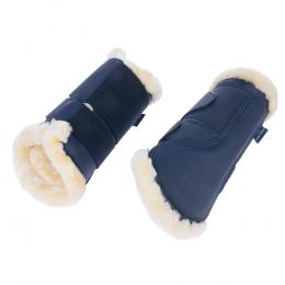 Nomad Tales Set Dressurgamaschen & Hufglocken, marineblau - 2 Dressurgamaschen, Größe L