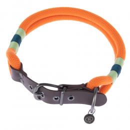 Nomad Tales Spirit Halsband, tangerine - Größe XS: 26 - 32 cm Halsumfang, B 30 mm