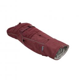Nomad Tales Spirit Softshell-Hundemantel, burgunderrot - ca. 40 cm Rückenlänge