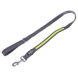 Nomad Tales Spirit USB LED Leine neongelb & grau - 120 cm lang, 25 mm breit