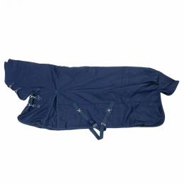 Nomad Tales Wasserdichte High-Neck Winterdecke, marineblau - Rückenlänge 165 cm