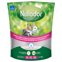 Nullodor Silikatstreu für Katzen und Kleintiere - 1,5 kg