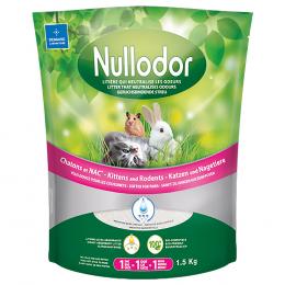 Nullodor Silikatstreu für Katzen und Kleintiere - Sparpaket: 2 x 1,5 kg