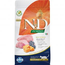 NundD Cat Pumpkin Lamm, Kürbis und Heidelbeere für kastrierte Katzen 1,5kg