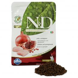 NundD Katzenfutter HuhnundGranatapfel Kitten getreidefrei 1,5kg