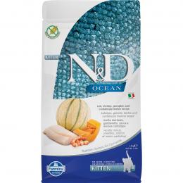 NundD Kitten Kabeljau, Garnele, Kürbis und Melone 1,5kg