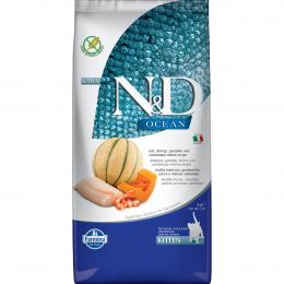 NundD Kitten Kabeljau, Garnele, Kürbis und Melone 5kg