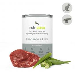 nutricanis 200 g K�nguru + Okra hypoallergenes Nassfutter Hund