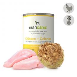 nutricanis 400 g Huhn + Sellerie Nassfutter Hund