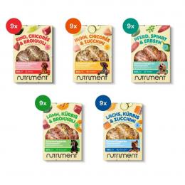 Nutriment Frischemenü Probierpaket 400g 45x400 g