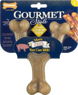 Nylabone Wishbone Bacon Gourmet Hundespielzeug L