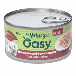 Oasy Natural 85 g - Sparpaket: Thunfisch mit Garnelen (6 x 85 g)