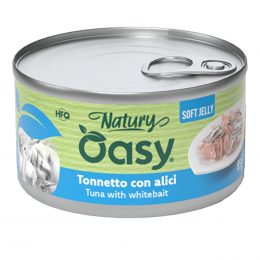 Oasy Natural 85 g - Sparpaket: Thunfisch mit Weißfisch (12 x 85 g)
