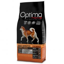 Optimanova Adult Sensitive Lachs & Kartoffel - Sparpaket: 2 x 12 kg