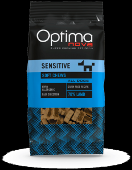 Optimanova Sensitive Soft Chews Lamm 150 Gr