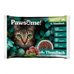 Pawsome Adult Cat 4 x 85 g - Thunfisch