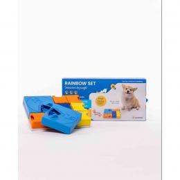 Pawzler Intelligenzspielzeug Rainbow Set Dunkelblau
