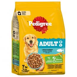 Pedigree Adult mit Fisch & Gemüse - Sparpaket: 2 x 7 kg