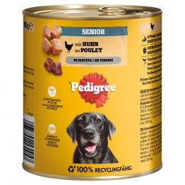 Pedigree Classic 12 x 800 g - Senior Huhn in Pastete