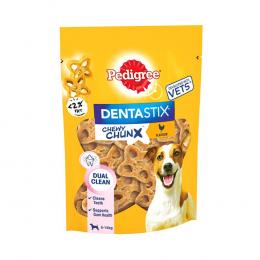 Pedigree Dentastix Chewy Chunx - Sparpaket: 5 x 68 g Mini Hundesnacks mit Huhn (für kleine Hunde)