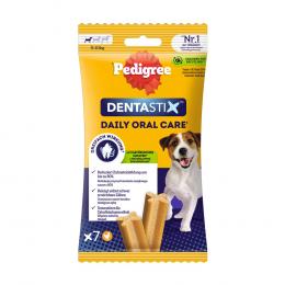 Pedigree Dentastix Hund: Zahnpflege Snacks für kleine Hunde (5-10 kg) - 7 Stück (110 g)