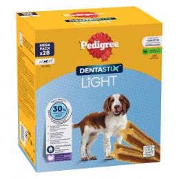 Pedigree Dentastix Light: Dental Chews für mittelgroße Hunde (10 - 25 kg) - Multipack (112 Stück)
