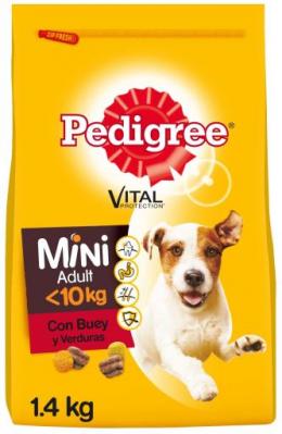 Pedigree Futter Für Erwachsene Hunde Mini Flavor Beef And Vegetables