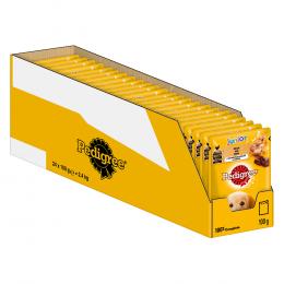 Pedigree Junior Frischebeutel Multipack - 24 x 100 g Huhn in Gelee