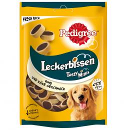 Pedigree Leckerbissen - 140 g Mini-Happen Käse & Rind