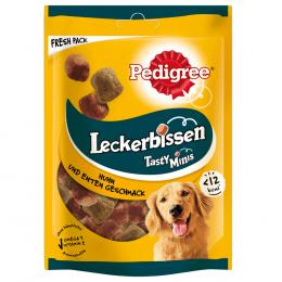 Pedigree Leckerbissen - Sparpaket: 6 x 130 g Kau-Happen Huhn & Ente