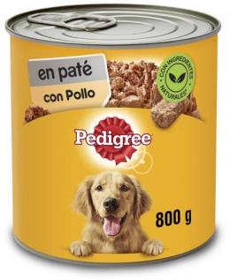 Pedigree Nassfutter Für Hunde Hühnergeschmack In Pastetendose 800 Gr