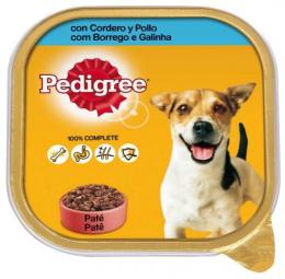 Pedigree Nassfutter Für Hunde Lamm- Und Hühnergeschmack In Paté