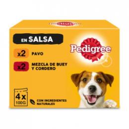 Pedigree Nassfutterauswahl Aus Gemischtem Fleisch In Soße Für Hunde