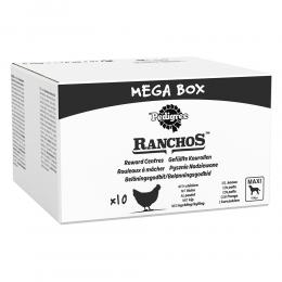 Pedigree Ranchos Gefüllte Kaurollen Maxi - Mega Box Huhn 10 x 80 g
