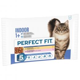 Perfect Fit Indoor 1+ - Sparpaket: Huhn & Lachs (52 x 85 g)