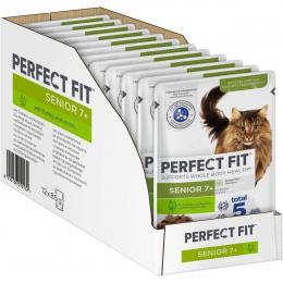 Perfect Fit Katzenfutter Senior mit Truthahn und Karotten 12x85g