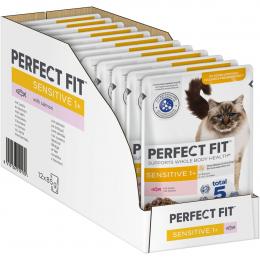Perfect Fit Katzenfutter Sensitive mit Lachs 12x85g