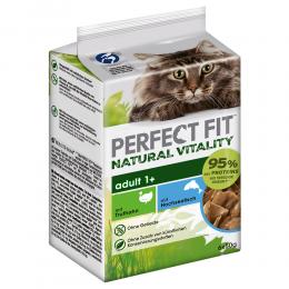 Angebot für Perfect Fit Natural Vitality Adult 1+ - Sparpaket: Hochseefisch & Truthahn (36 x 50 g) - Kategorie Katze / Katzenfutter nass / Perfect Fit / Adult.  Lieferzeit: 1-2 Tage -  jetzt kaufen.