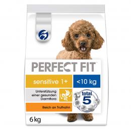 PERFECT FIT Sensitive Adult 1+ für kleine Hunde mit Truthahn 6kg